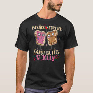 T-shirt Besties Pour Jamais Beurre D'Arachide Et Jelly
