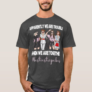 T-shirt Besties Vibes Voyage Meilleur Ami Vacances Voyage