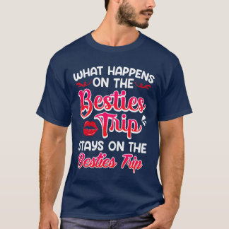 T-shirt Bestiesrip Friends Summer Vacances Spring Break gi