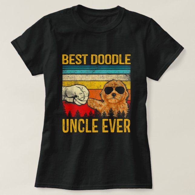 T-shirt bests Doodle Uncle Ever Goldendoodle Chig Cadeau F (Design devant)