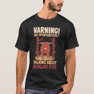 T-shirt Bétail des Highlands Éleveur de bovins Fermier Éco