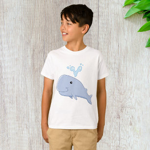 T-shirt Bétale mignonne avec l'eau éclaboussure animal ado