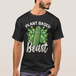 T-shirt Bête à base de plantes Concombre Légume Végétarien