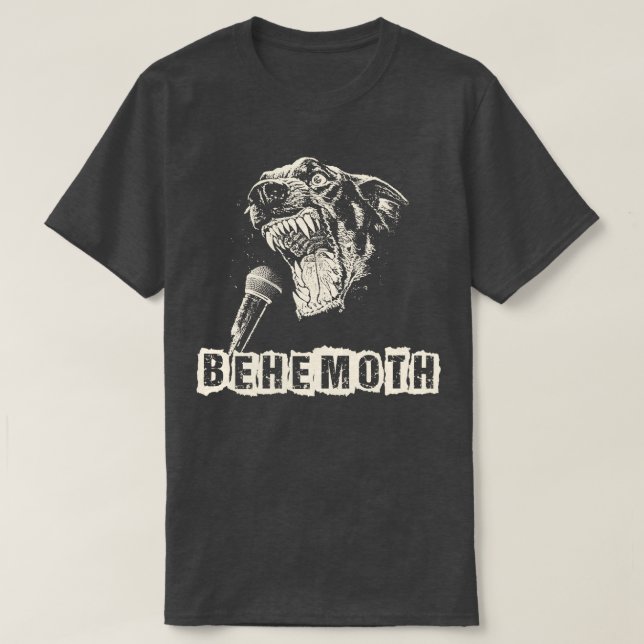 T-shirt bête bête hurle (Design devant)