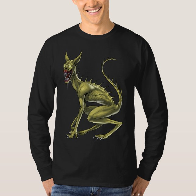 T-shirt Bête de cristaux de Chupacabra (Devant)