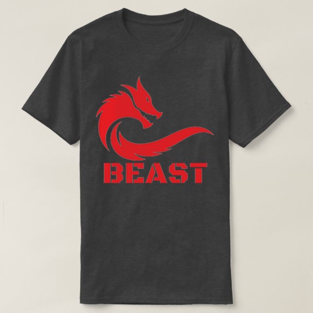 T-shirt Bête de dragon (Design devant)