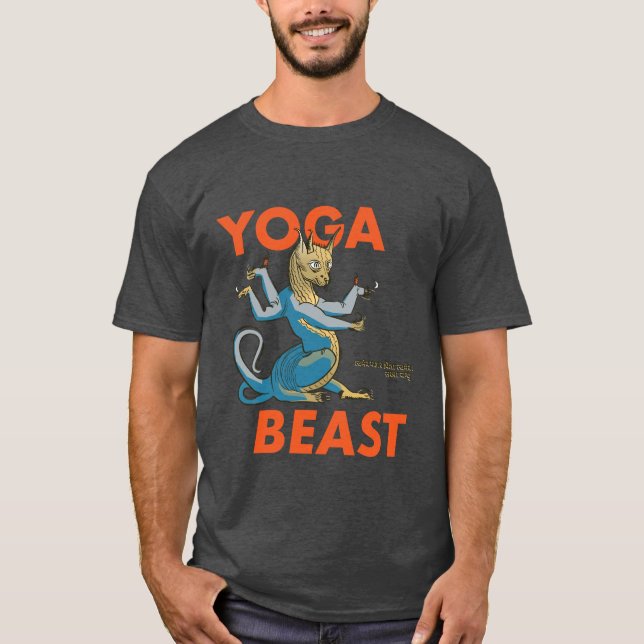 T-shirt Bête de yoga #1 (Devant)