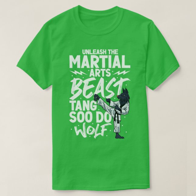 T-shirt Bête des arts martiaux Tang Soo Do (Design devant)