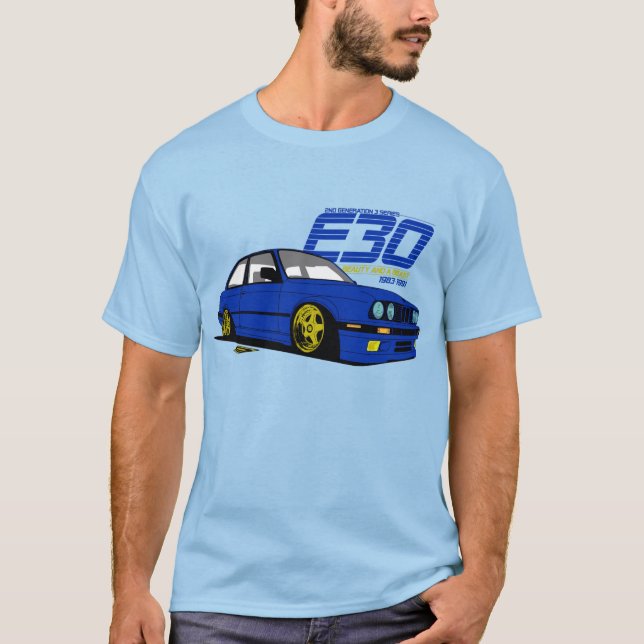T-shirt Bête E30 et beauté (Devant)