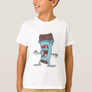 T-shirt bête super villian diabolique chocolat barre choco