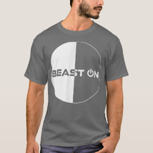 T-shirt Bête Sur Le Design Cercle Motif Gym Motivation Fit
