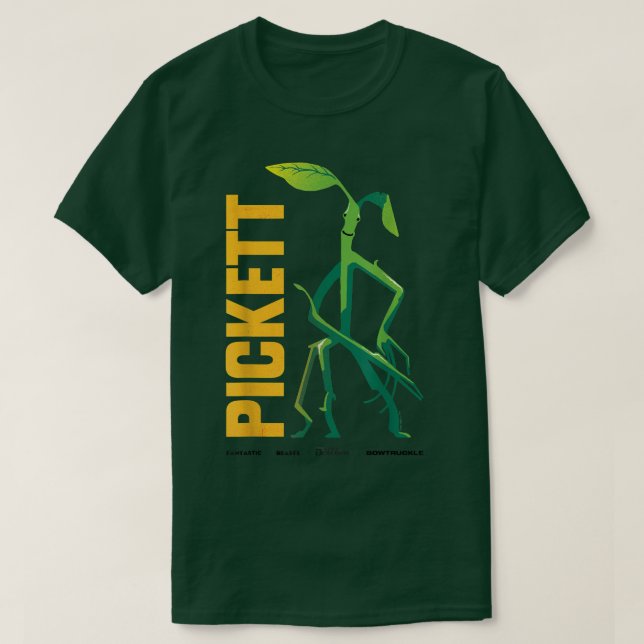 T-shirt Bêtes fantastiques 3 Pickett le Bowtruckle (Design devant)