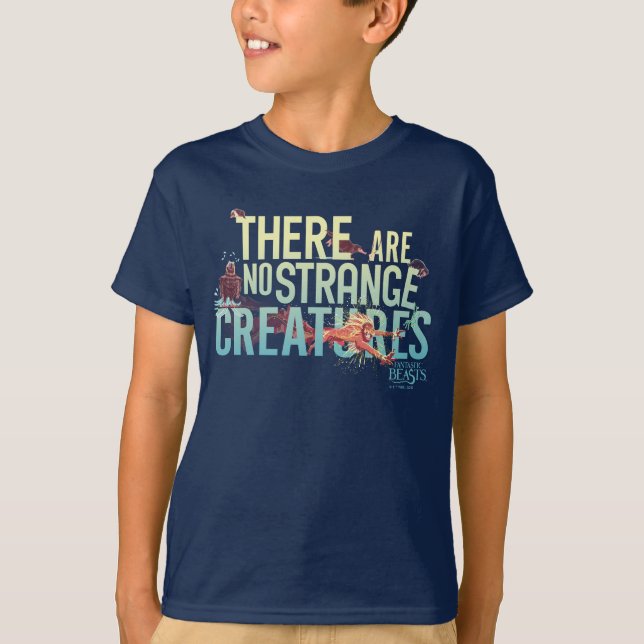 T-shirt Bêtes Fantastiques - Il N'Y A Pas De Créatures Étr (Devant)