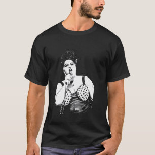 T-shirt Beth Ditto Vit Sur Scène Gossip Par Everard Smith