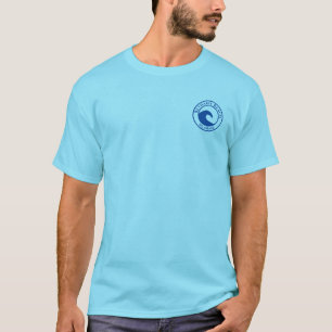 T-shirt Bethany Beach Blue Ocean Wave Circle Design