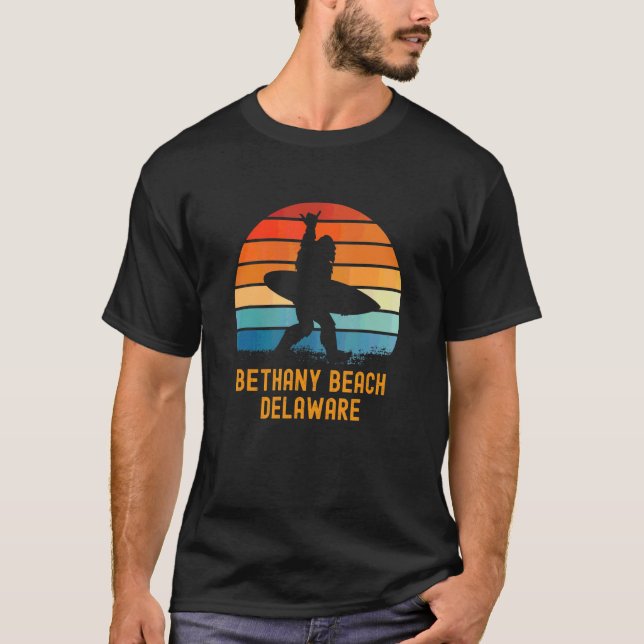 T-shirt Bethany Beach Delaware Sasquatch souvenir (Devant)