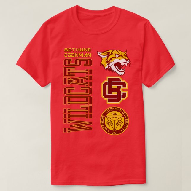 T-shirt Bethune 1904 Cookman Apparel 6 (Design devant)