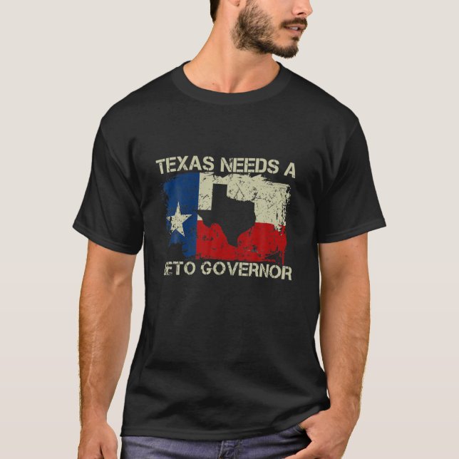 T-shirt Beto For Governor - Texas Vote O'rourke 2022 Anti (Devant)