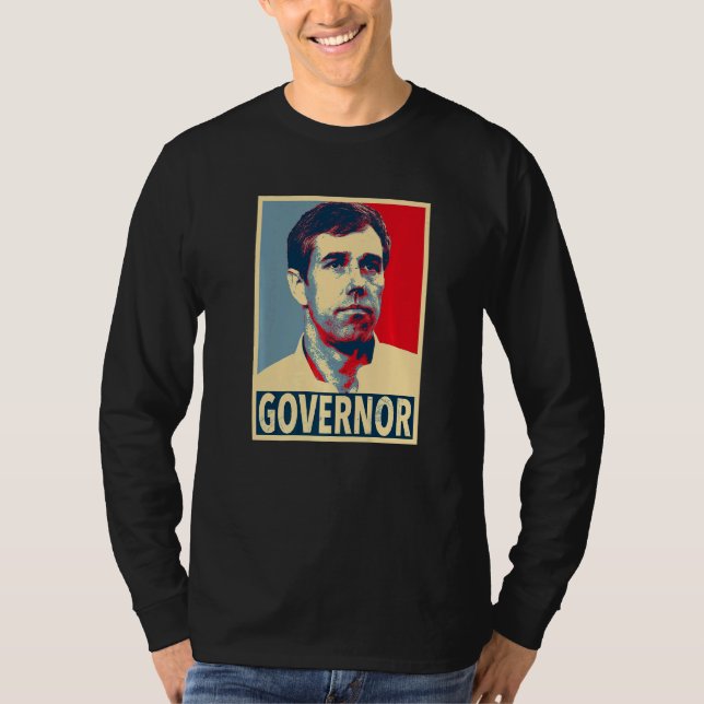 T-shirt Beto O'rourke Beto, Gouverneur (Devant)