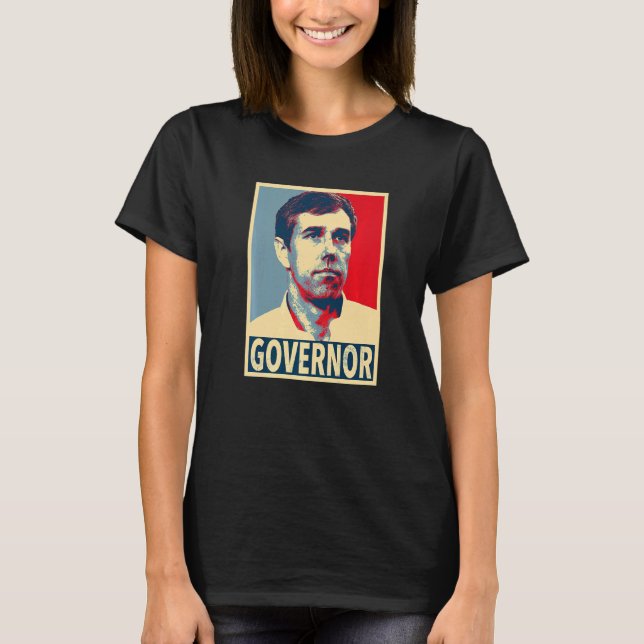 T-shirt Beto O'rourke Beto, Gouverneur (Devant)