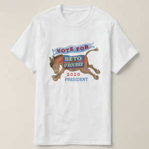 T-shirt Beto O'Rourke pour l'âne 2020 de président