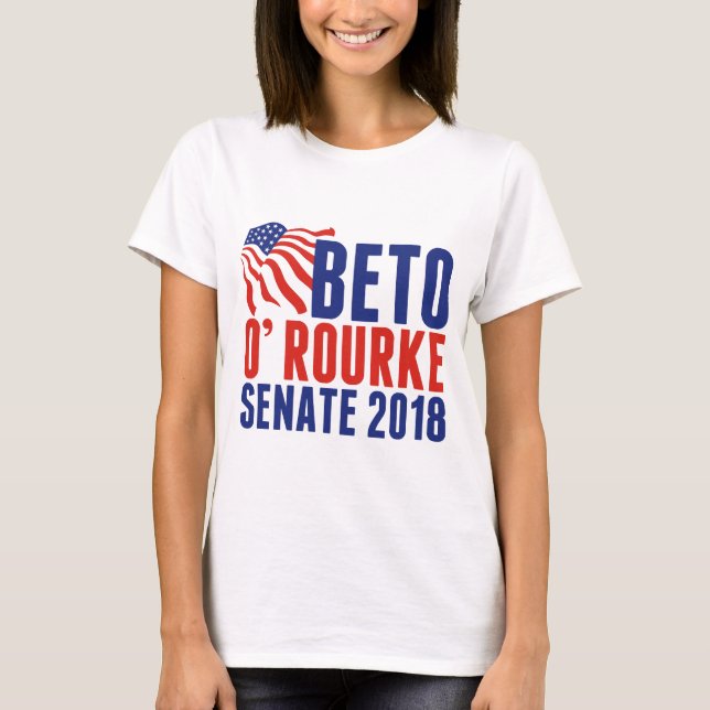 T-shirt Beto O'Rourke pour le Sénat 2018 (Devant)