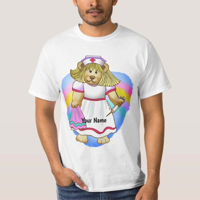 T-shirt Betsy Bear  Infirmière (Devant)
