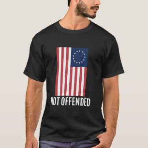 T-shirt Betsy Ross Drapeau Américain USA Patriotique Non O