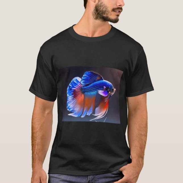 T-shirt Betta à queue voilée (Devant)