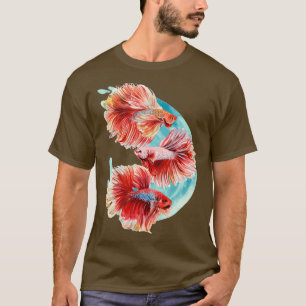 T-shirt Betta aquarelle