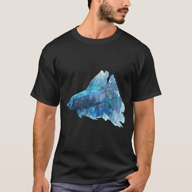 T-shirt Betta bleu (Devant)