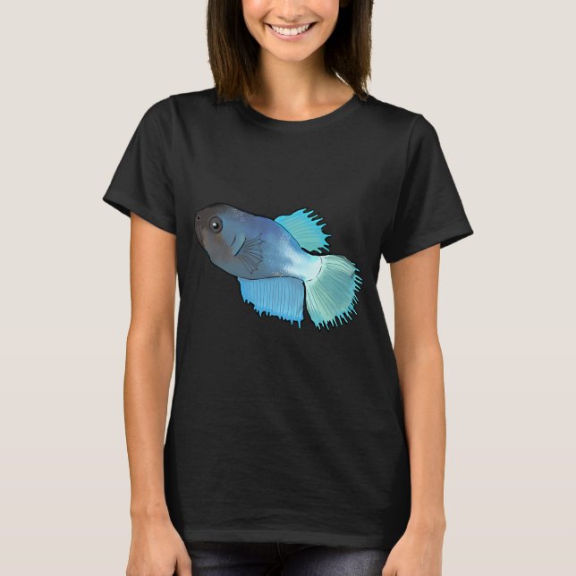 T-shirt Betta Bleu (Devant)