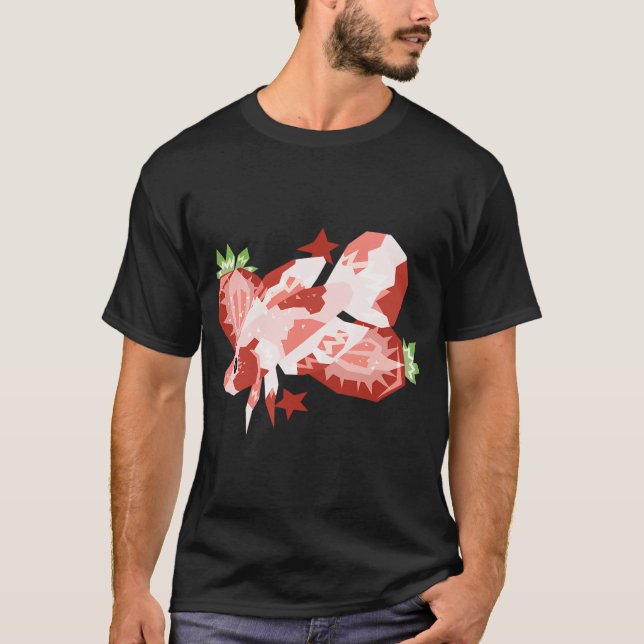 T-shirt betta fraise (Devant)
