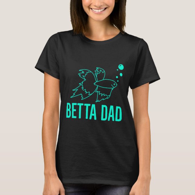 T-shirt Betta Papa Betta Fish (Devant)