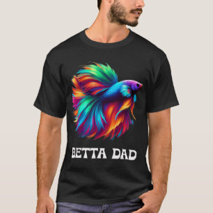 T-shirt Betta Papa - Betta vibrants pour amoureux de Betta