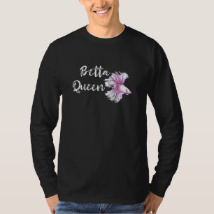 T-shirt Betta Queen Siamese combat le poisson Betta Splend