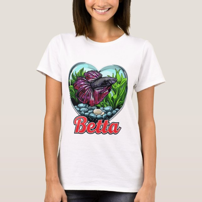 T-shirt Betta squad — élégant, féroce, imparable. (Devant)