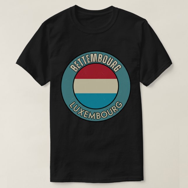 T-shirt Bettembourg, Luxembourg (Design devant)