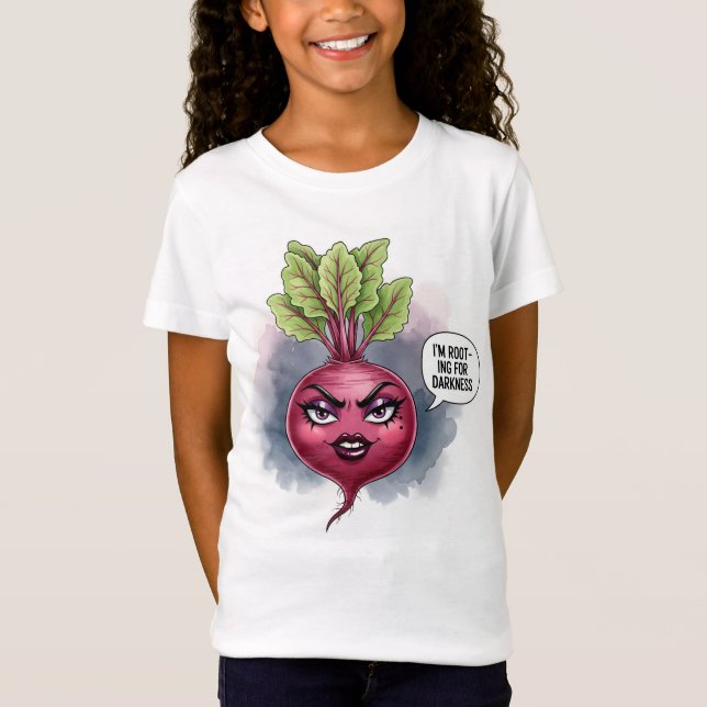 T-Shirt  Betterave gothique, par Natasha Us   (Devant)