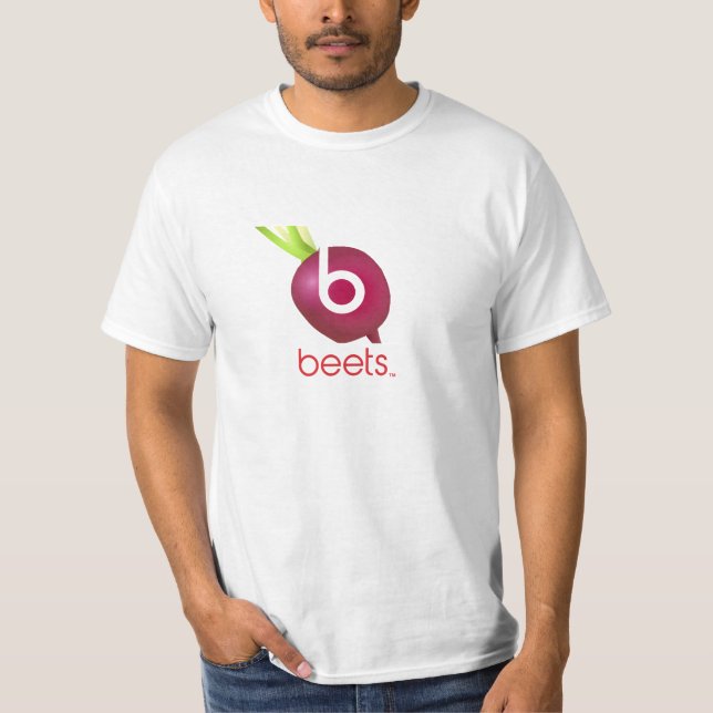 T-shirt Betteraves. Le légume. Pas par le Dr. Dre. (Devant)