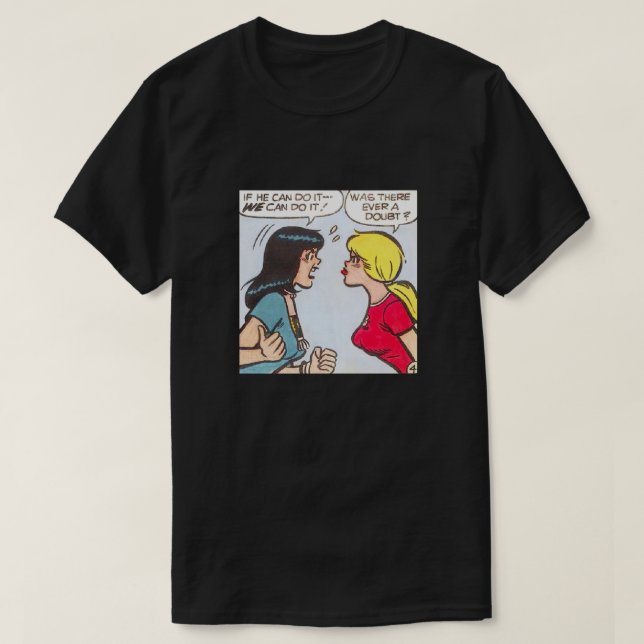 T-shirt Betty Veronica bande dessinée classique (Design devant)