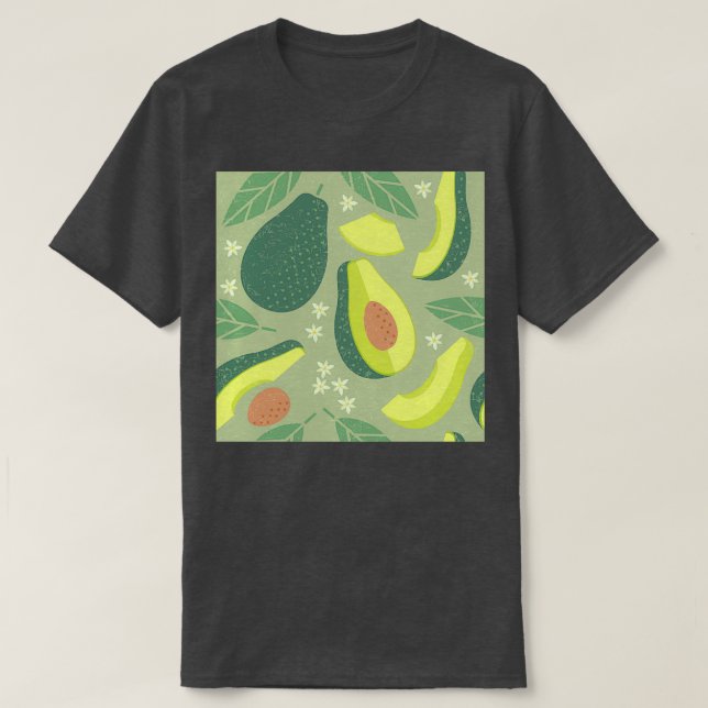 T-shirt Beurre Avocado sans couture (Design devant)
