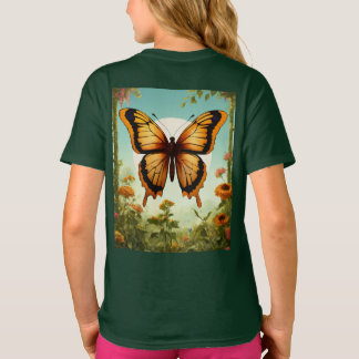 T-shirt Beurre "B" élégant : lettre italique Logo Design