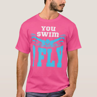 T-shirt Beurre Baignade Beurre Vous Nagez Je Voler