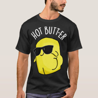 T-shirt Beurre chaud amusant jeu de nourriture