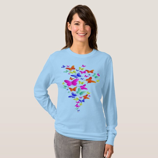 T-shirt Beurre conception d'art volée (Devant entier)