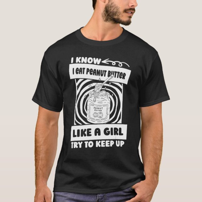 T-shirt Beurre d'arachide alimentaire (Devant)