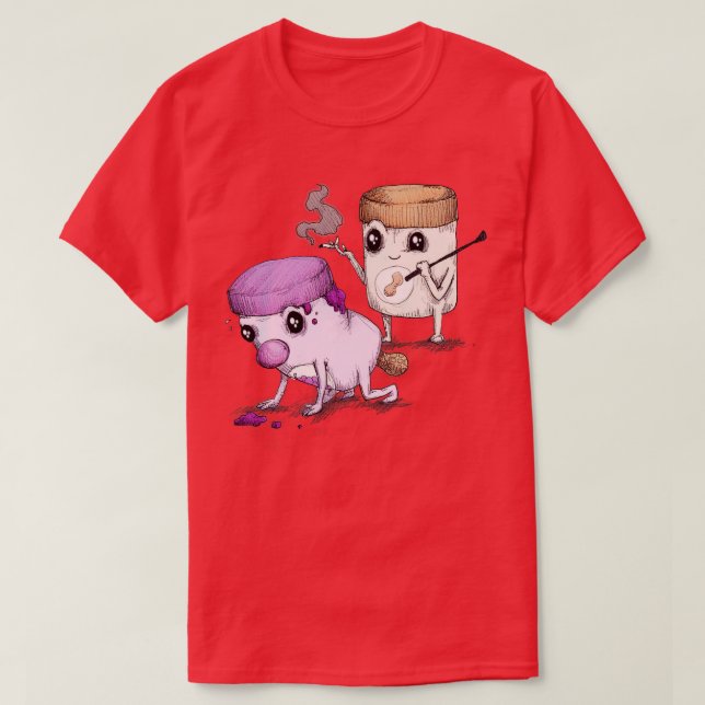 T-shirt Beurre d'arachide croustillant (Design devant)