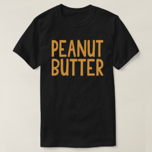 T-shirt beurre d'arachide et gelée assortis costume hallow