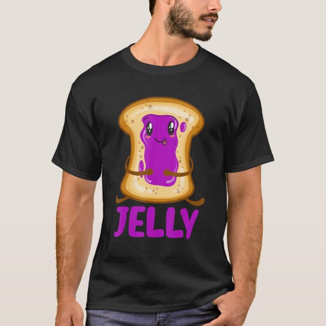 T-shirt Beurre D'Arachide Et Jelly Pb+j Costume Correspond (Devant)